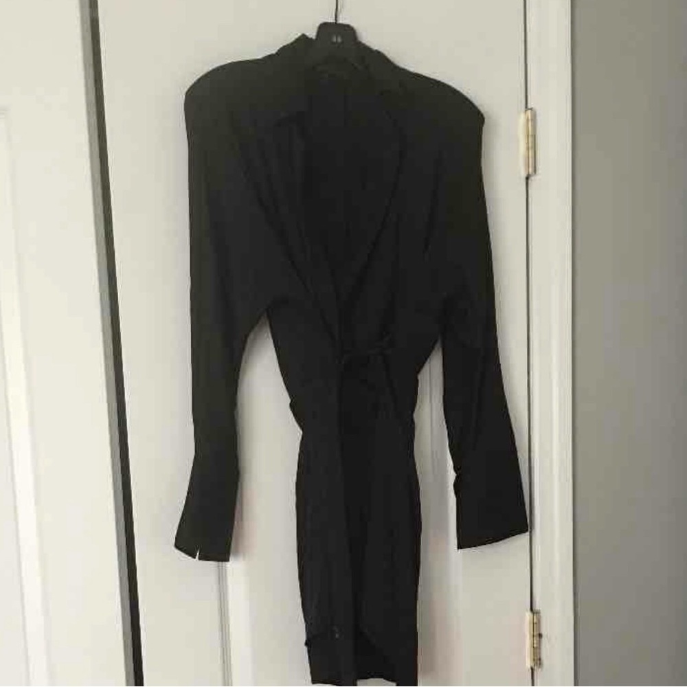 BCBGMaxAzria Black Midi Dress